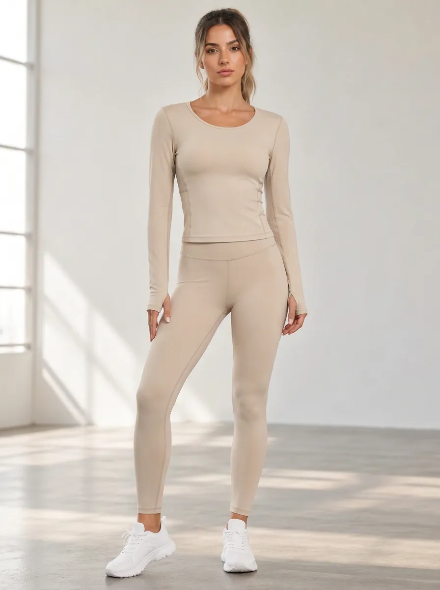 Women's Printed Seamless Leggings Set