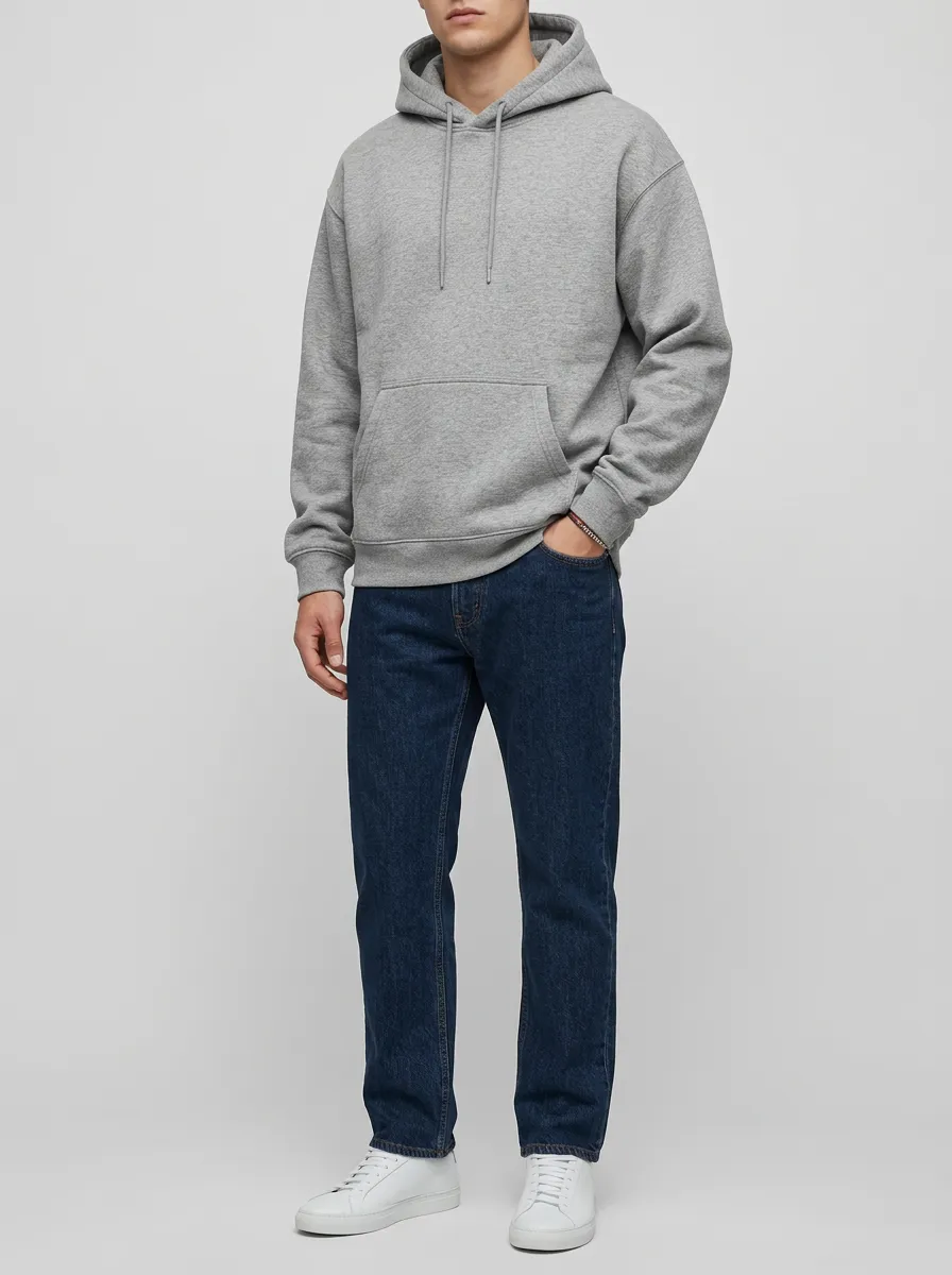 Men's Laid Back Printed Hoodie