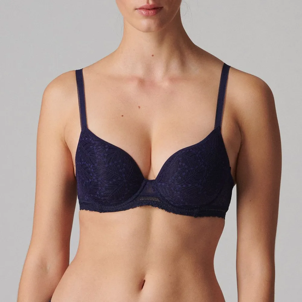Women's Full Coverage Underwire Spacer Molded Seamless Lace Mesh Bra
