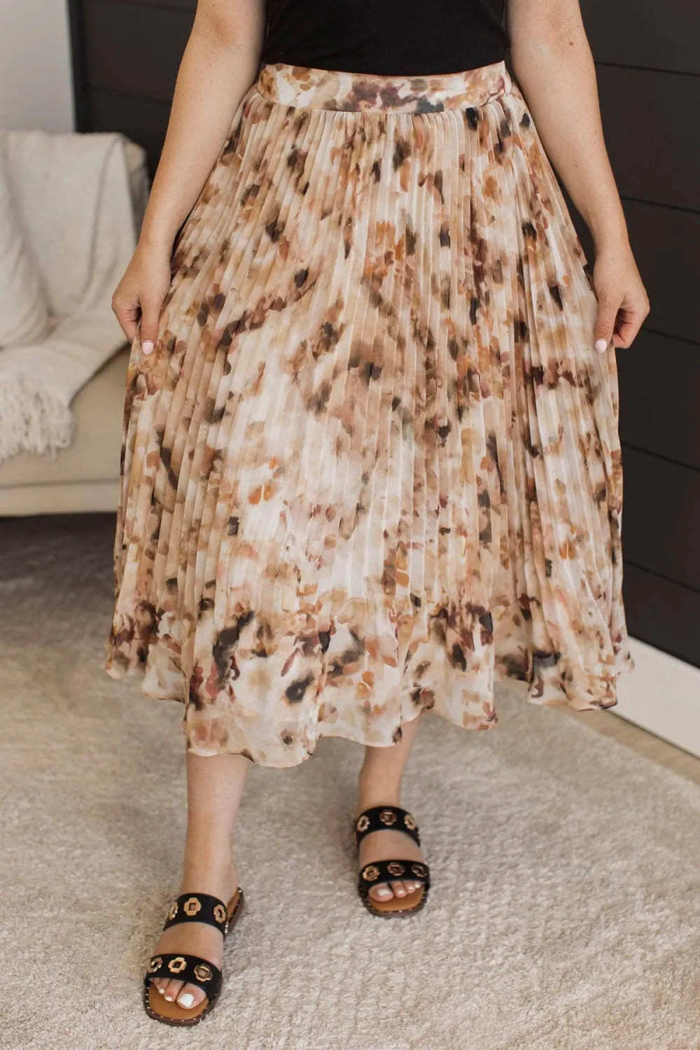 Smocked Floral Everyday Skirt