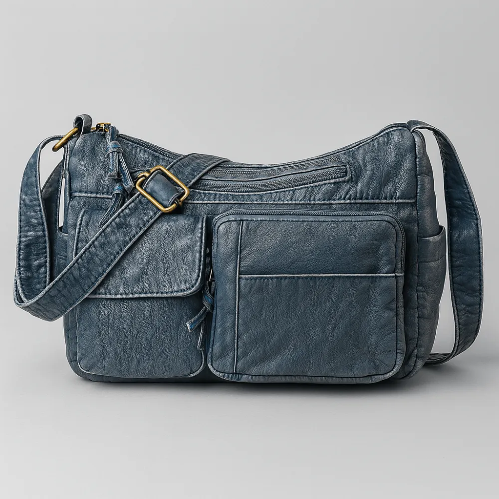 Classic Leather Vintage Shoulder Bag