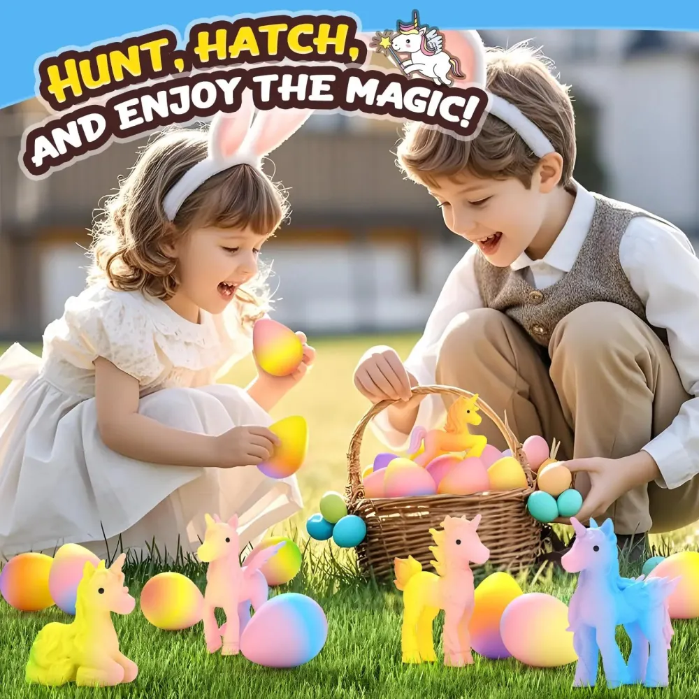🦄Magical Hatching Unicorn Eggs✨6 Pack Enchantment & Surprise💦Water-Grow & Spark Joy — Kids’ Enchanted Surprise Toy🎁 -8RH7