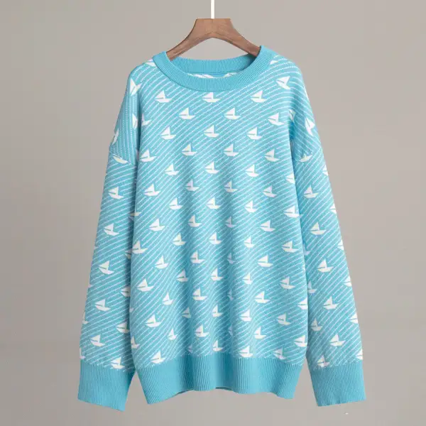 Refined Women's Knit Relaxed Sweater