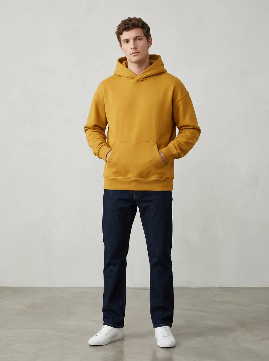 Daily Comfort Printed Unisex Hooded Sweatshirt