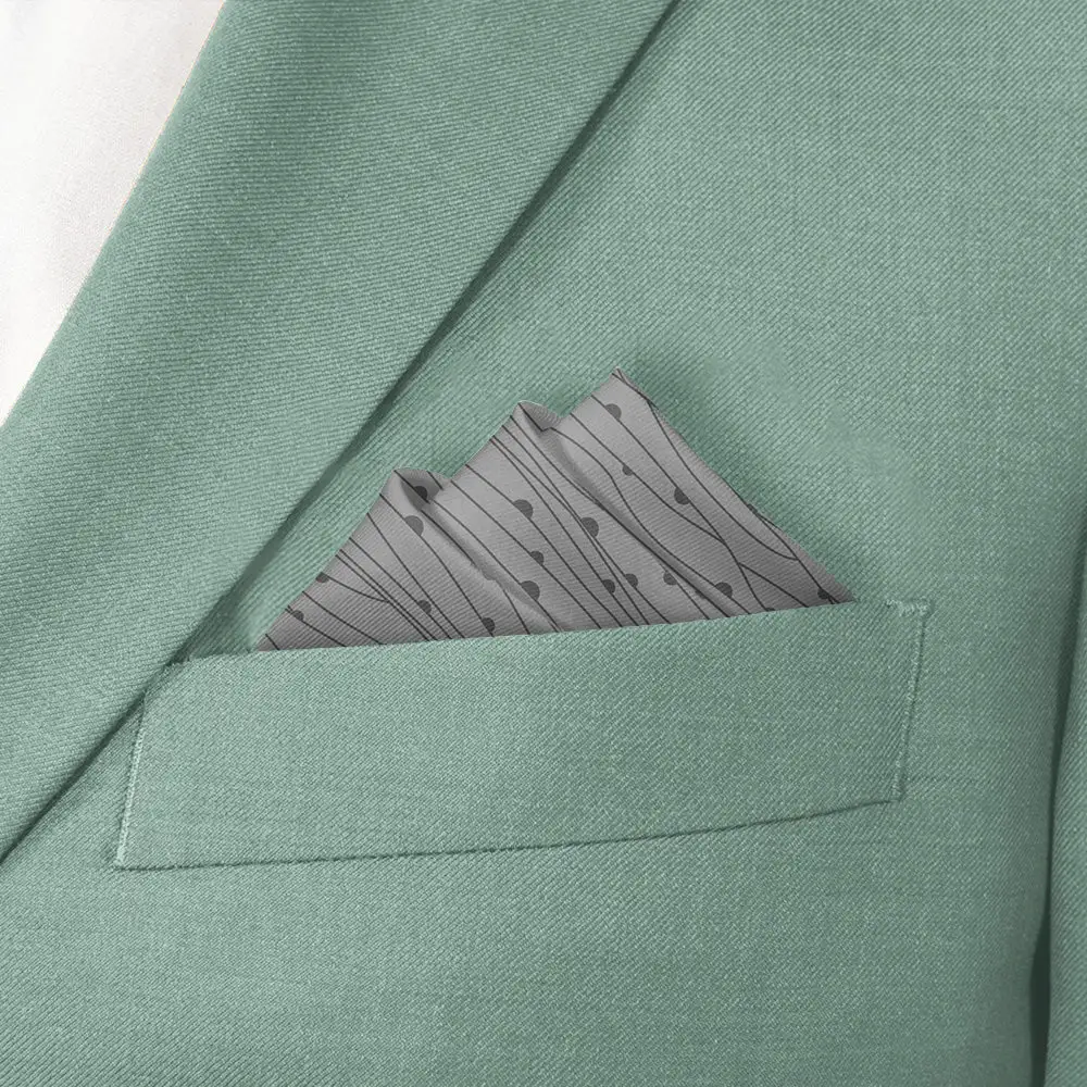 Distinctive Sleek Striped Nautical Pocket Square