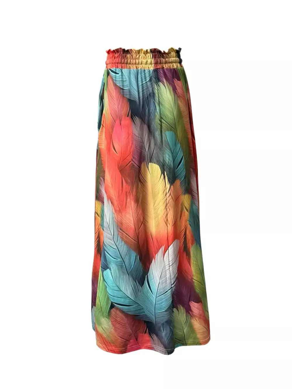 Refined Printed Wide Leg Pants