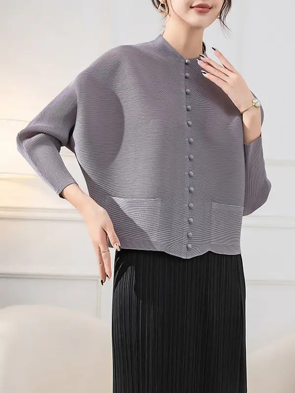 Button Front Jacket Versatile