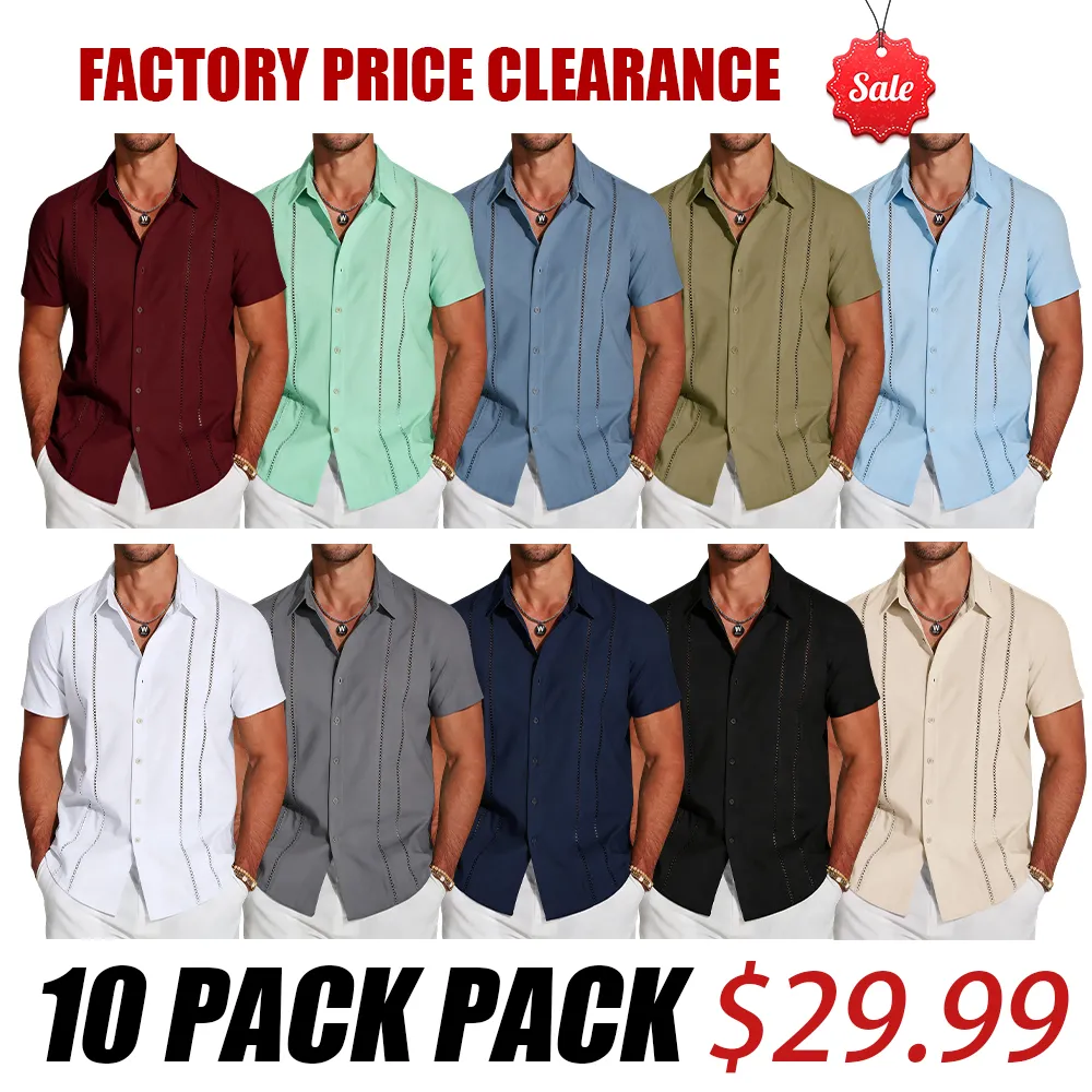 🛒 90% OFF NOW!2026 New Men'S Cuban Guillabella Shirt