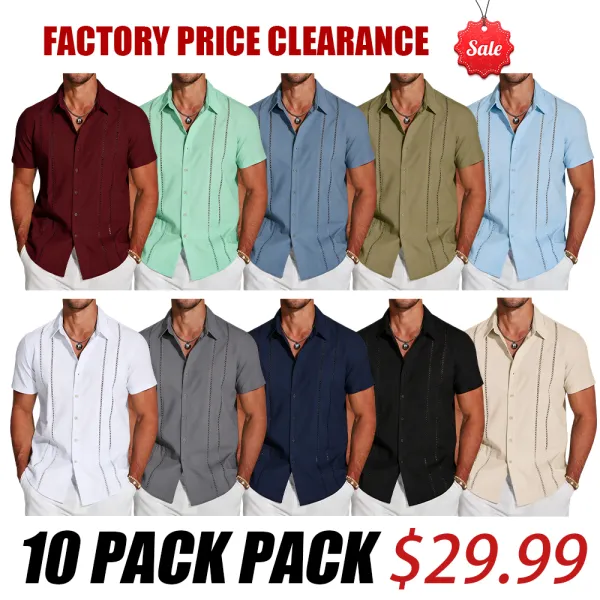 🛒 90% OFF NOW!2026 New Men'S Cuban Guillabella Shirt