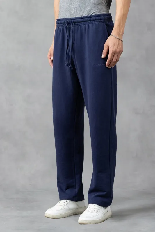 Navy Blue Fleece Sweatpants