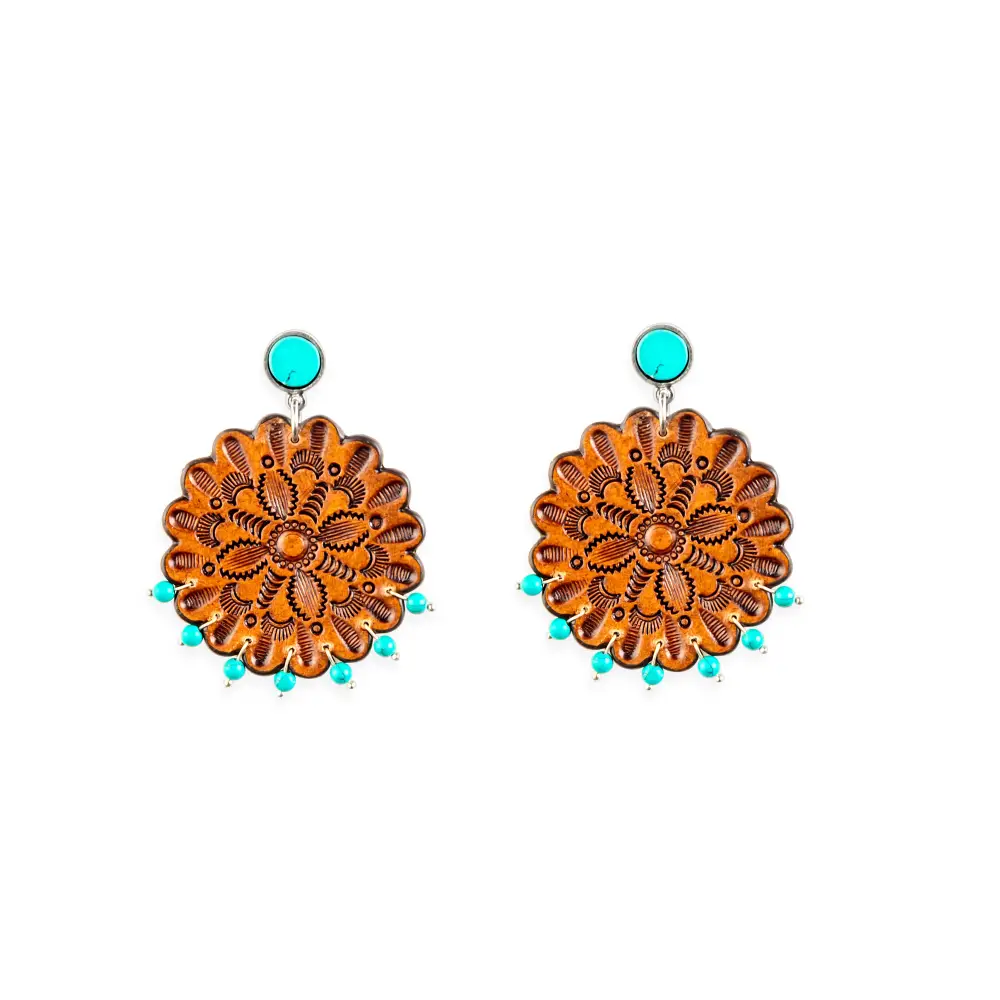 Delicate Softline Textured Statement Earrings