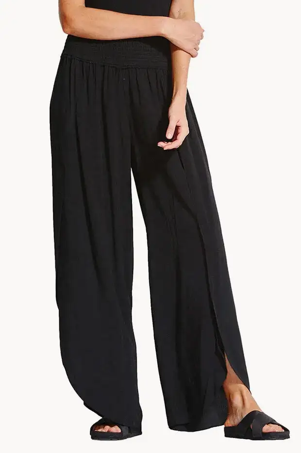 Split Leg Wrap Pants