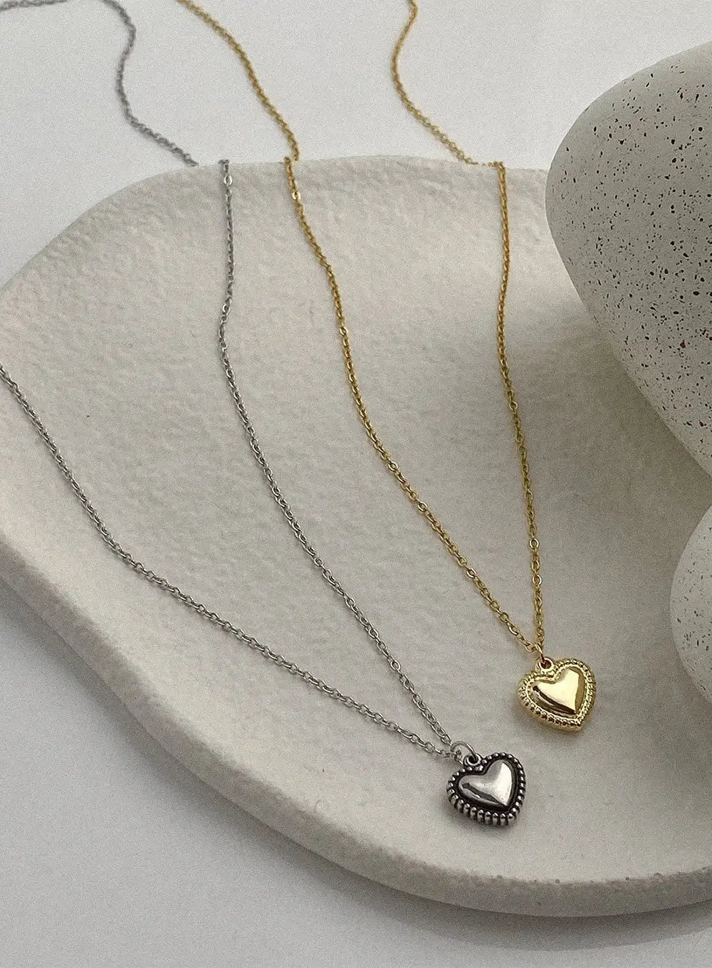 Brass Heart Necklace