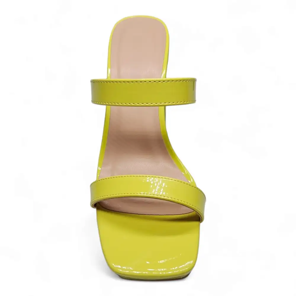 React Square Toe Platform Heel