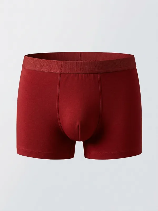 Men's Solid Comfortable Solid 3-Pack Boxer Briefs