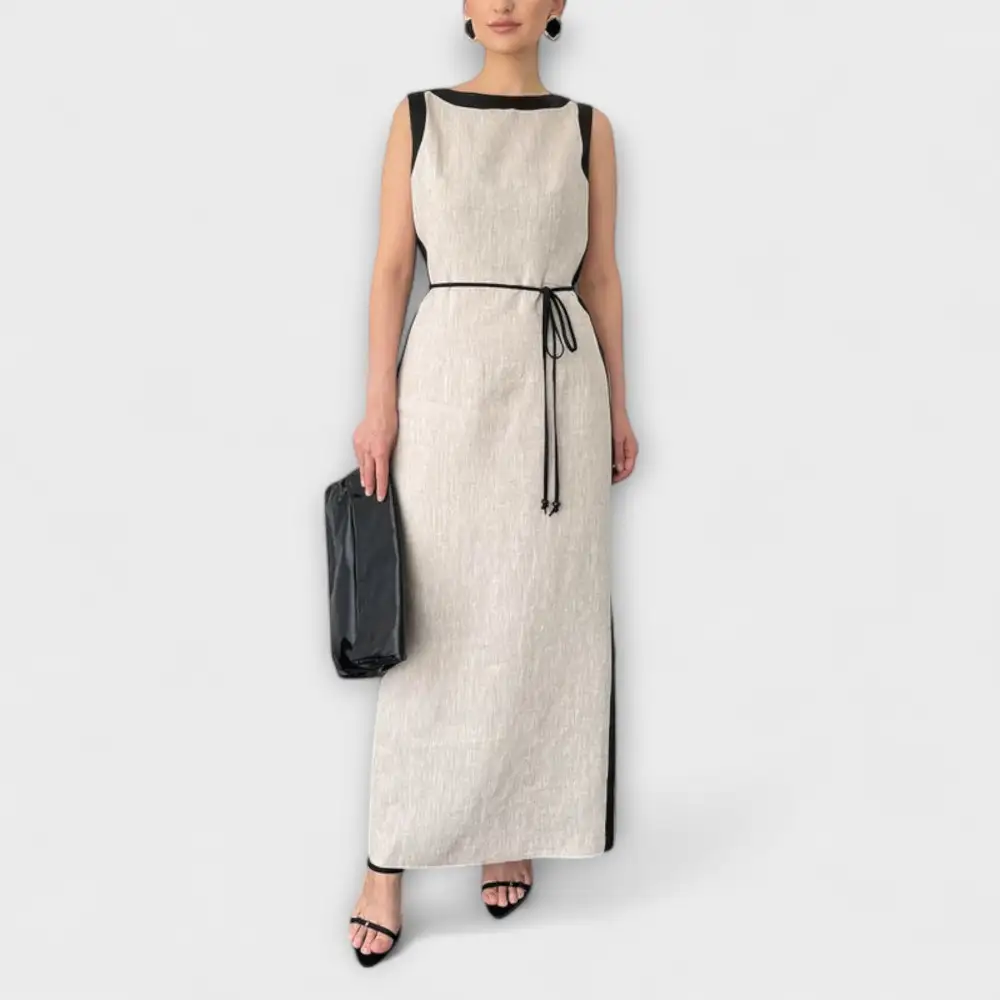 Refined Sleeveless Everyday Casual Dress