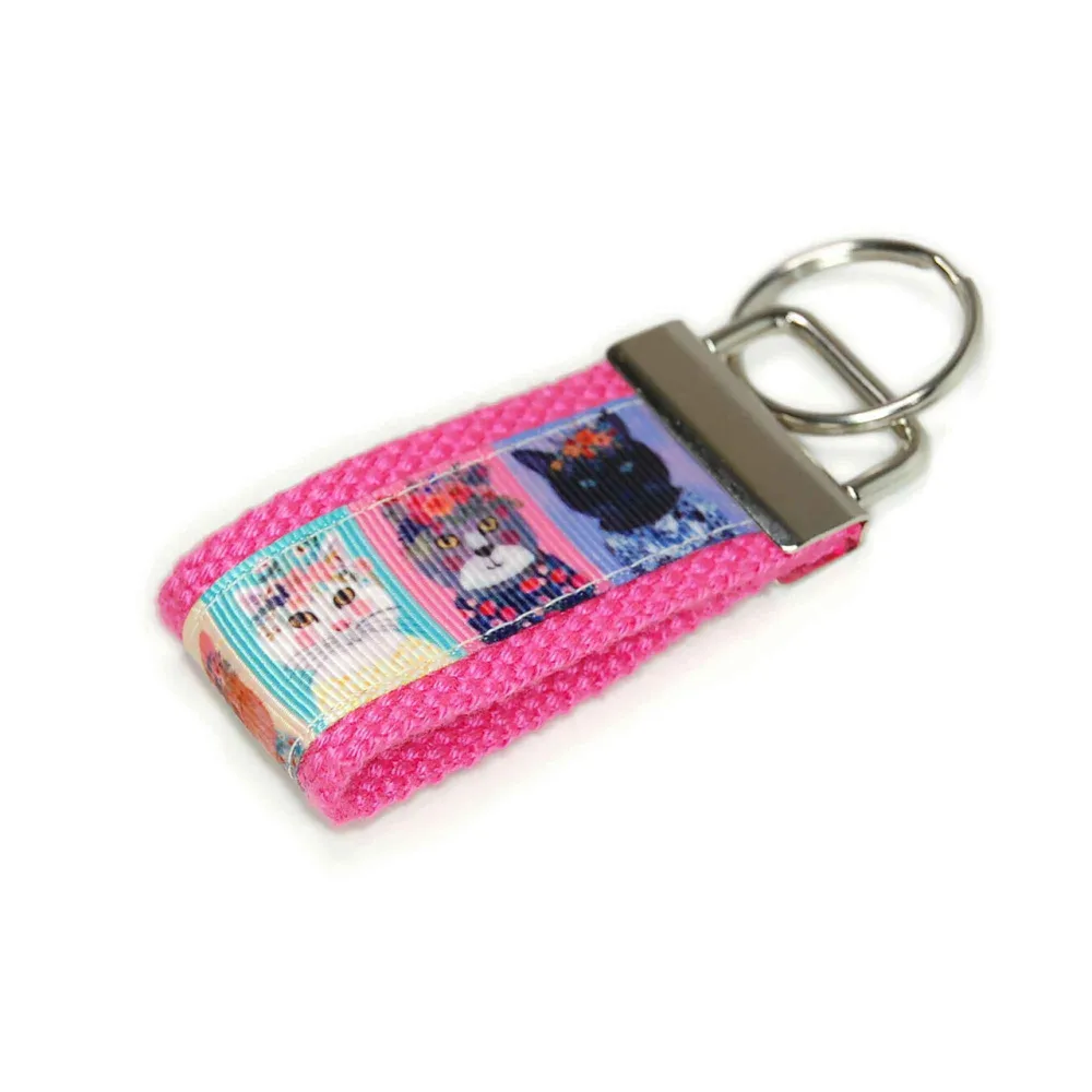 Cat Minimal Keychain