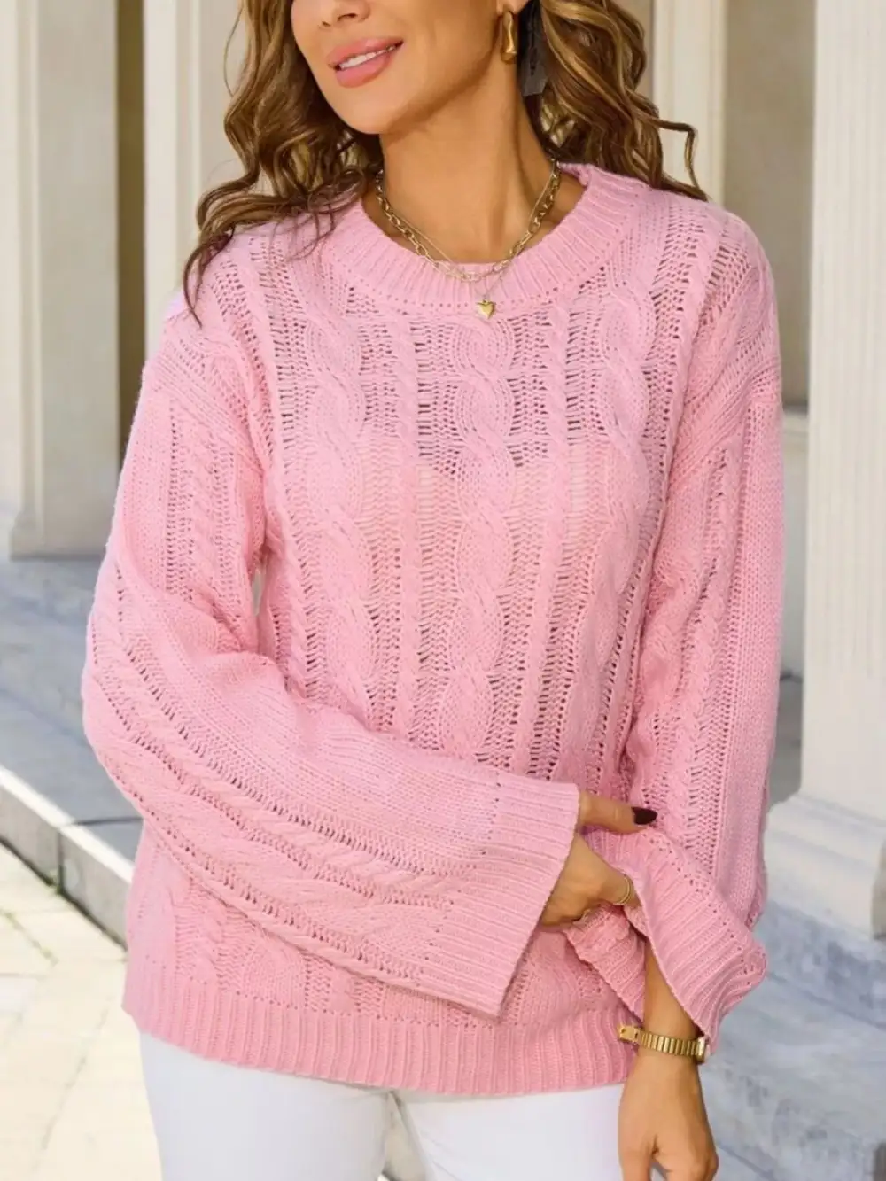 Knit Long Sleeve Sweater