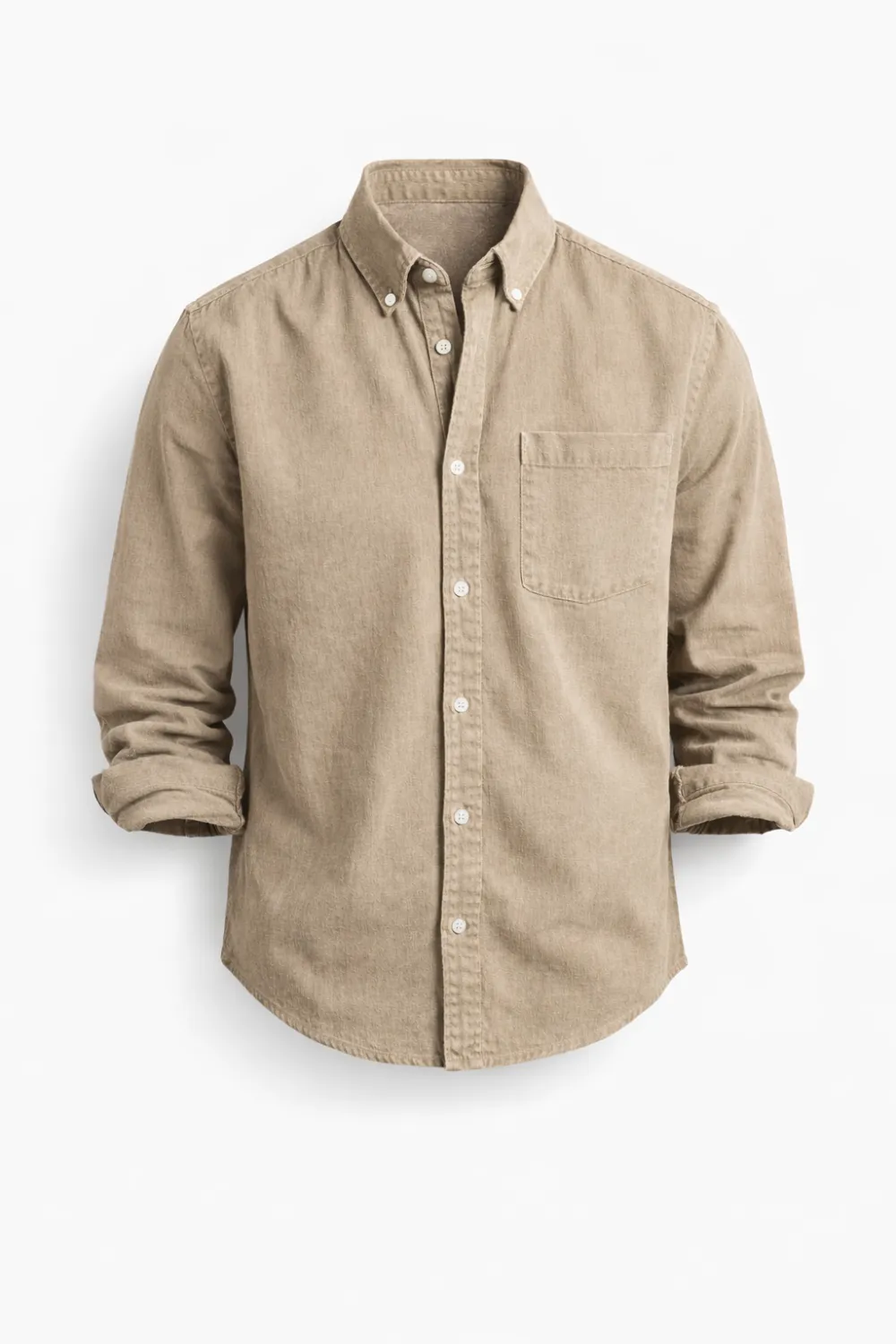Refined Chest Pocket Classic Long Sleeve Shirt