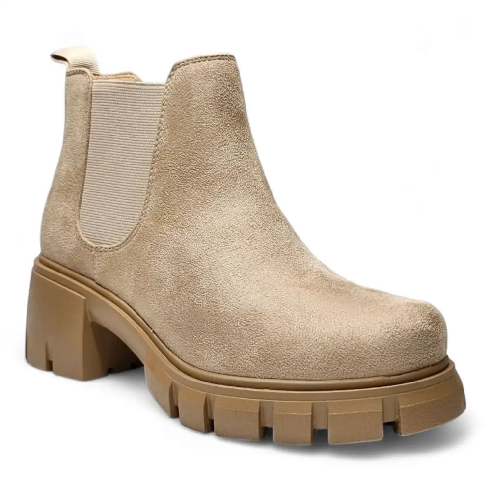Poppy Lug Sole Slip-On Chelsea Bootie
