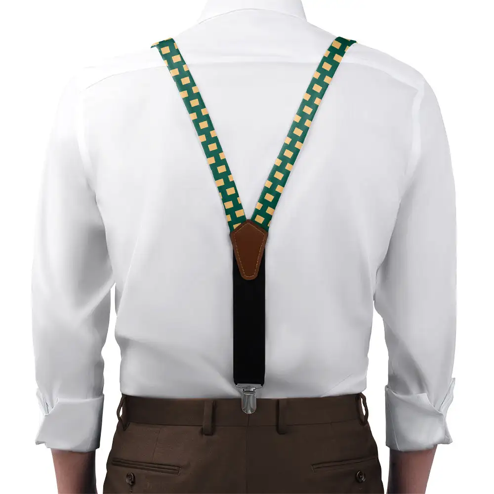 Repeating Outline Motif Suspenders