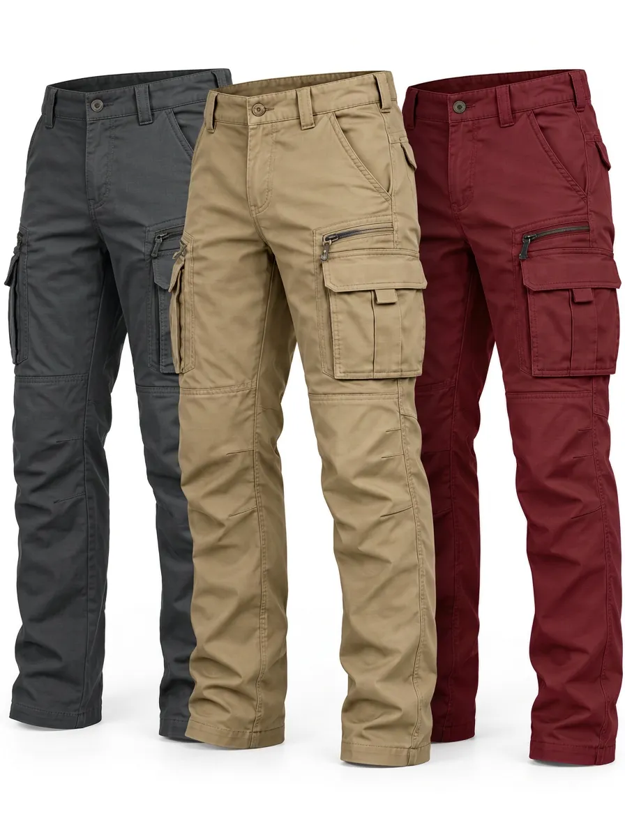 Men's Multi Pack Tactical Cargo Pants with Tactical Cargo Multi Pocket Detail