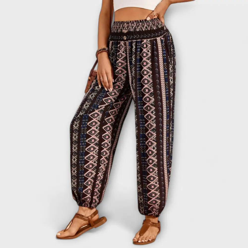 Ethnic Print Everyday Trousers