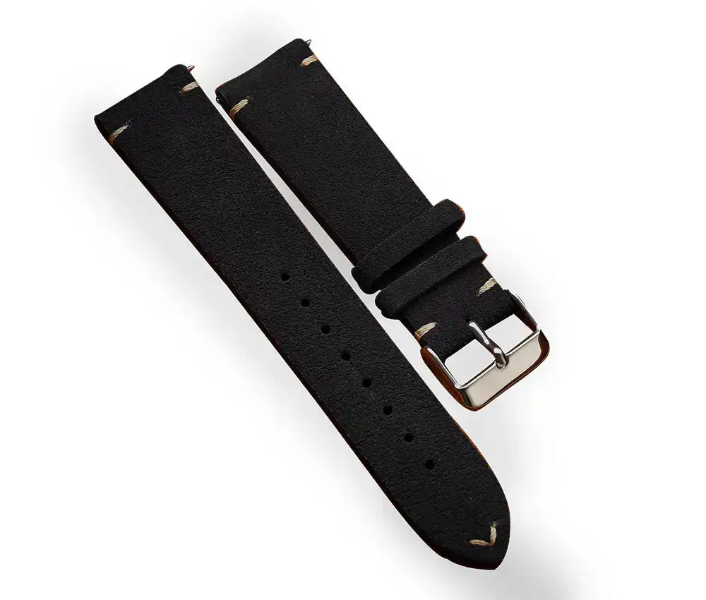 Vintage Suede Leather Watch Strap