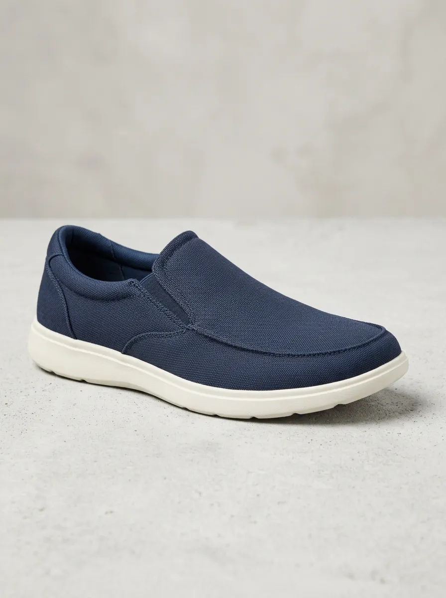 Practical Graphic Outdoor Look Men's Stretch Canvas Shoes