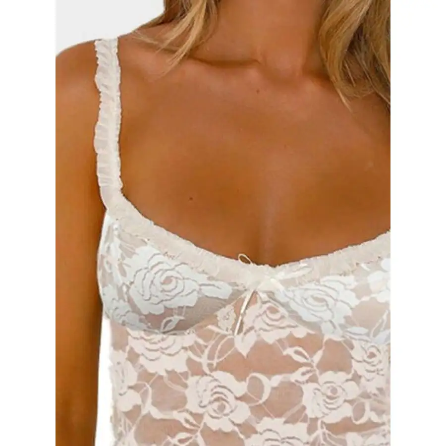 Bow Lace Camisole Top