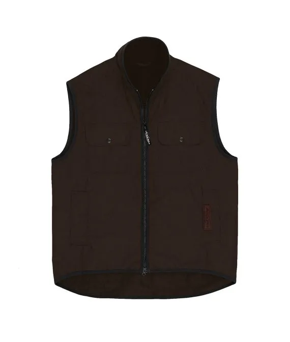 Waxed Cotton Utility Vest