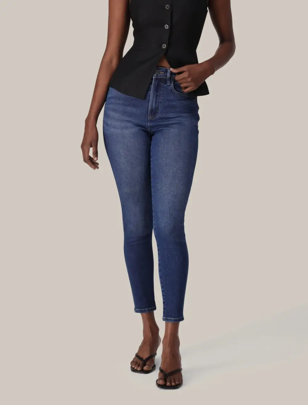 Dark Wash High-Rise Sculpt Fit Jeans