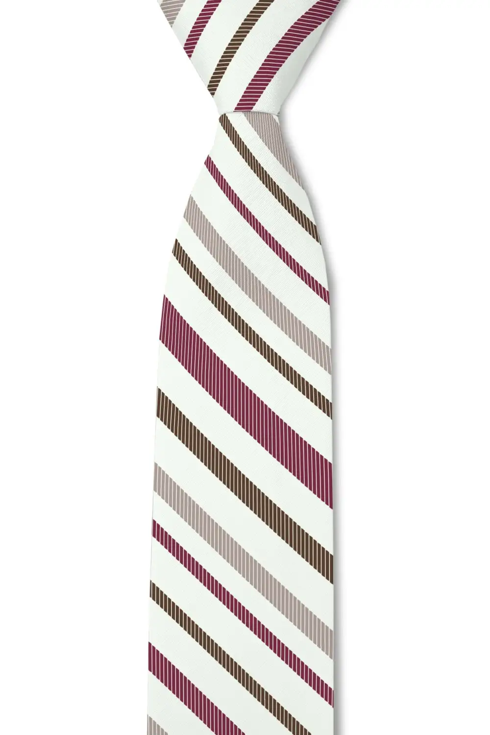 Balanced Striped Pattern Necktie