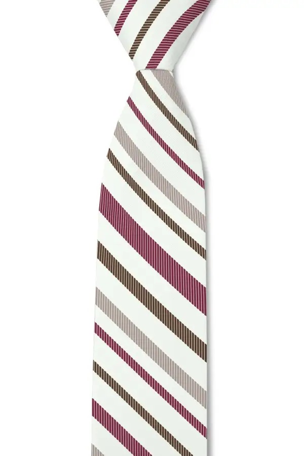 Balanced Striped Pattern Necktie