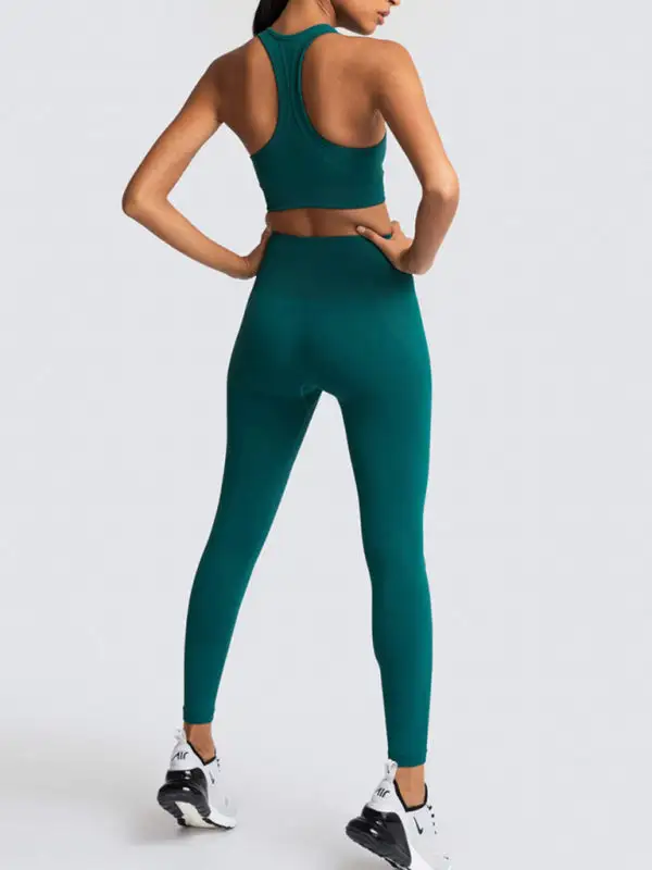 Beautiful Back High Waist Peach Hip Top