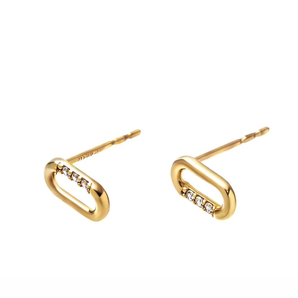 Hoop Star Track Earrings