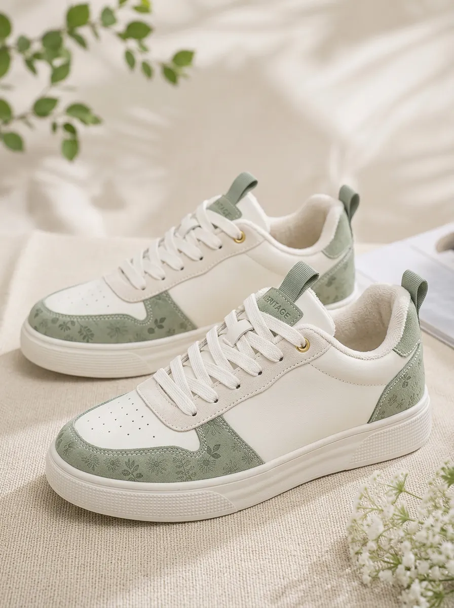 Men's Floral Pattern Patterned Casual Skate Shoes