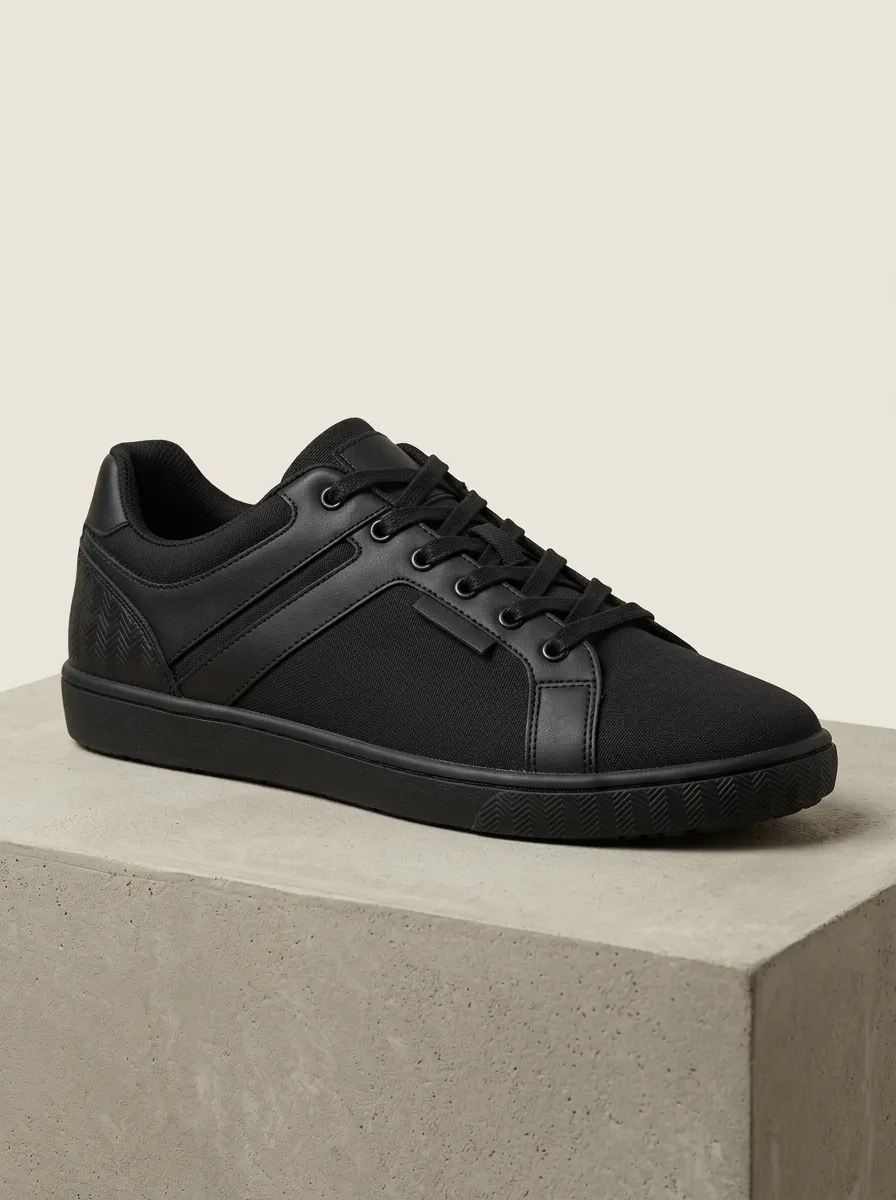 Rugged Minimalist Graphic Fit Men's Casual Sneakers