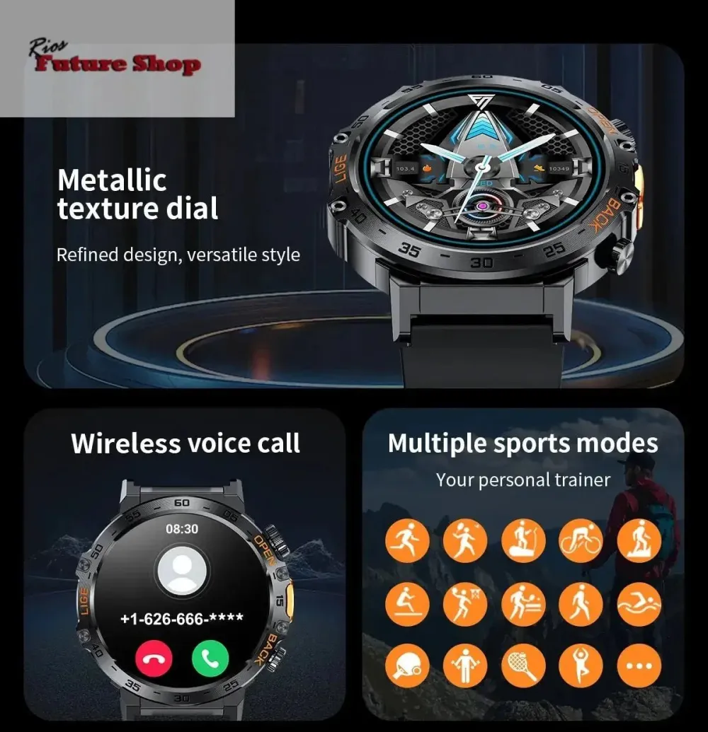 2024 New Smart Watch Men Style