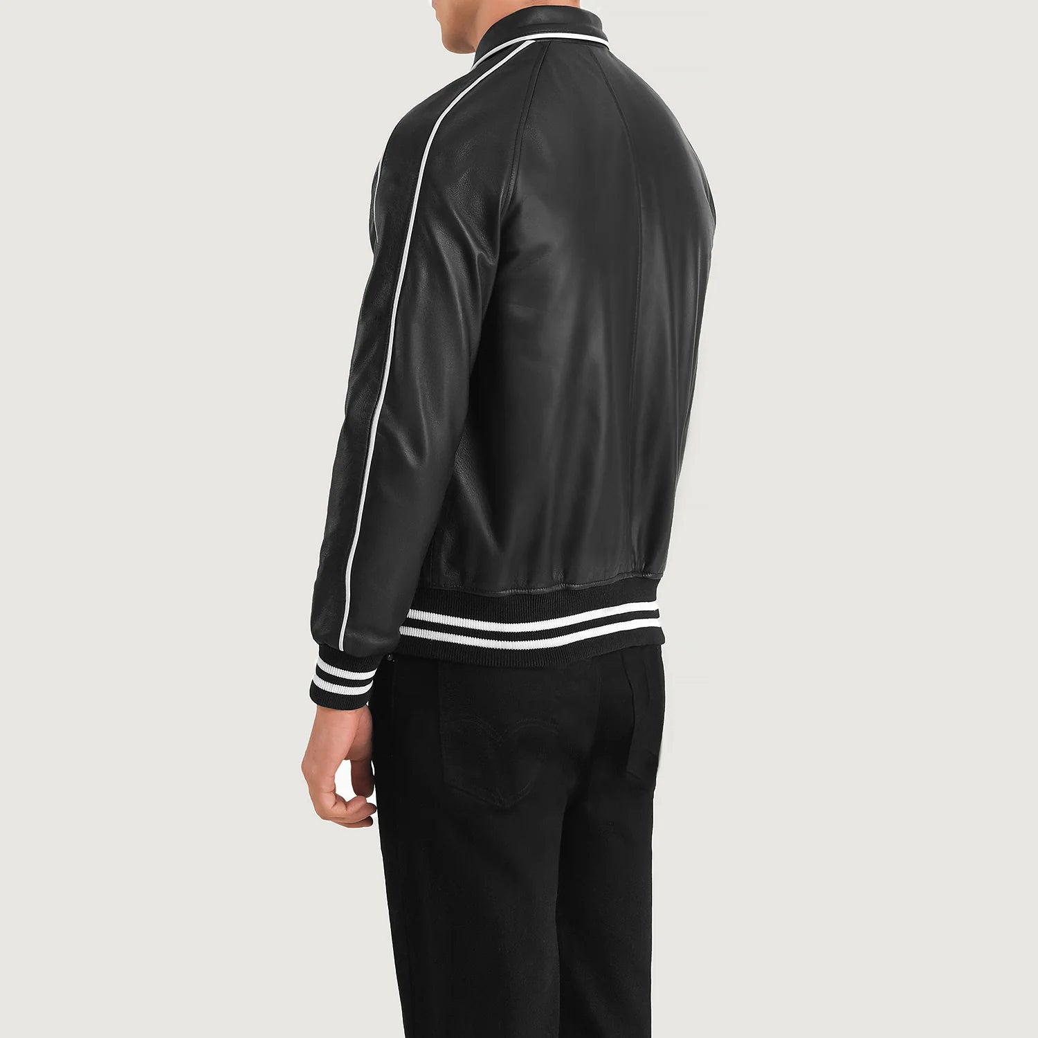 Men's Leather Varsity Jacket