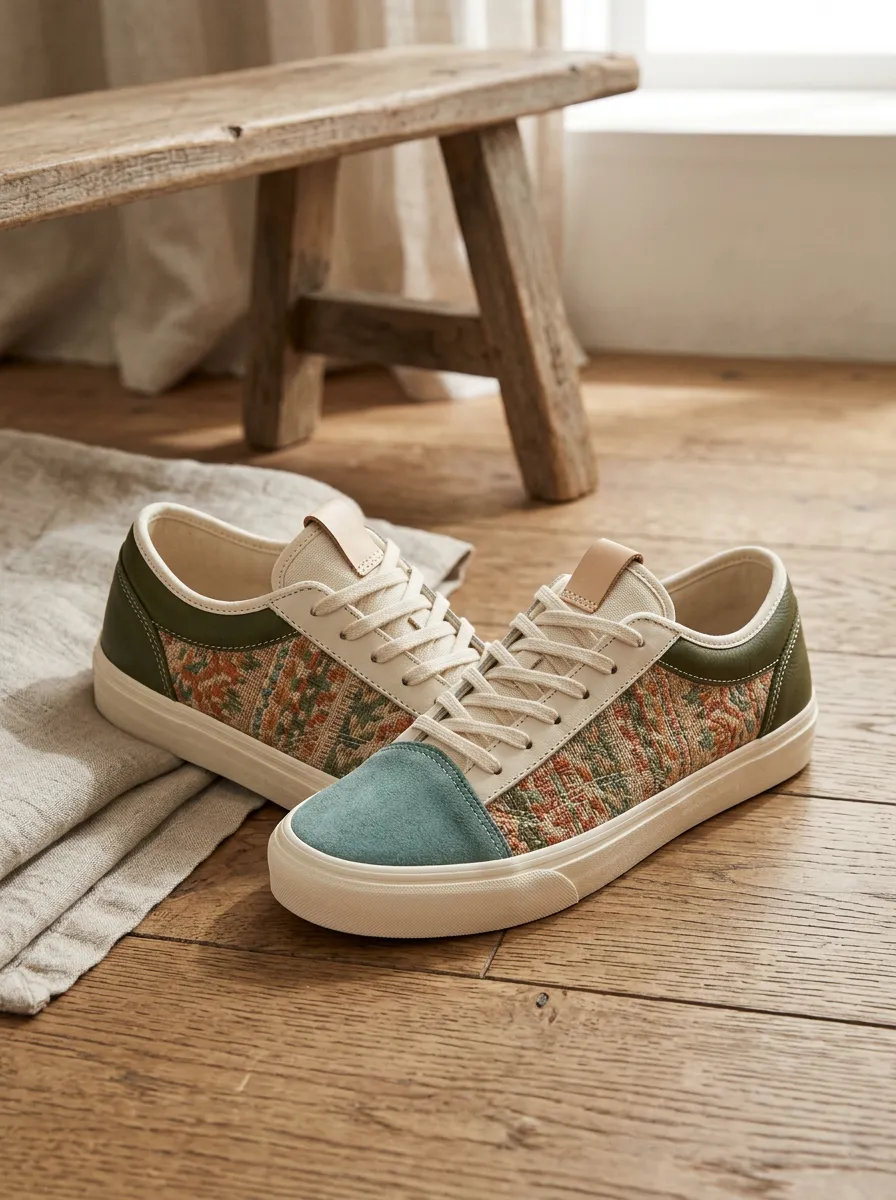 Women's Boho Ethnic Pattern Classic Skate Shoes