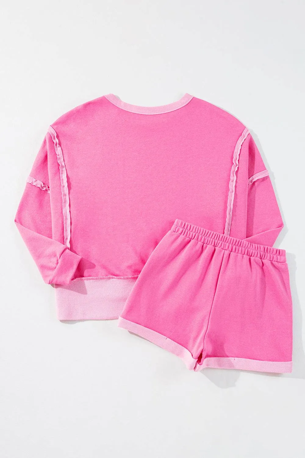 High Waist Patchwork Loungewear