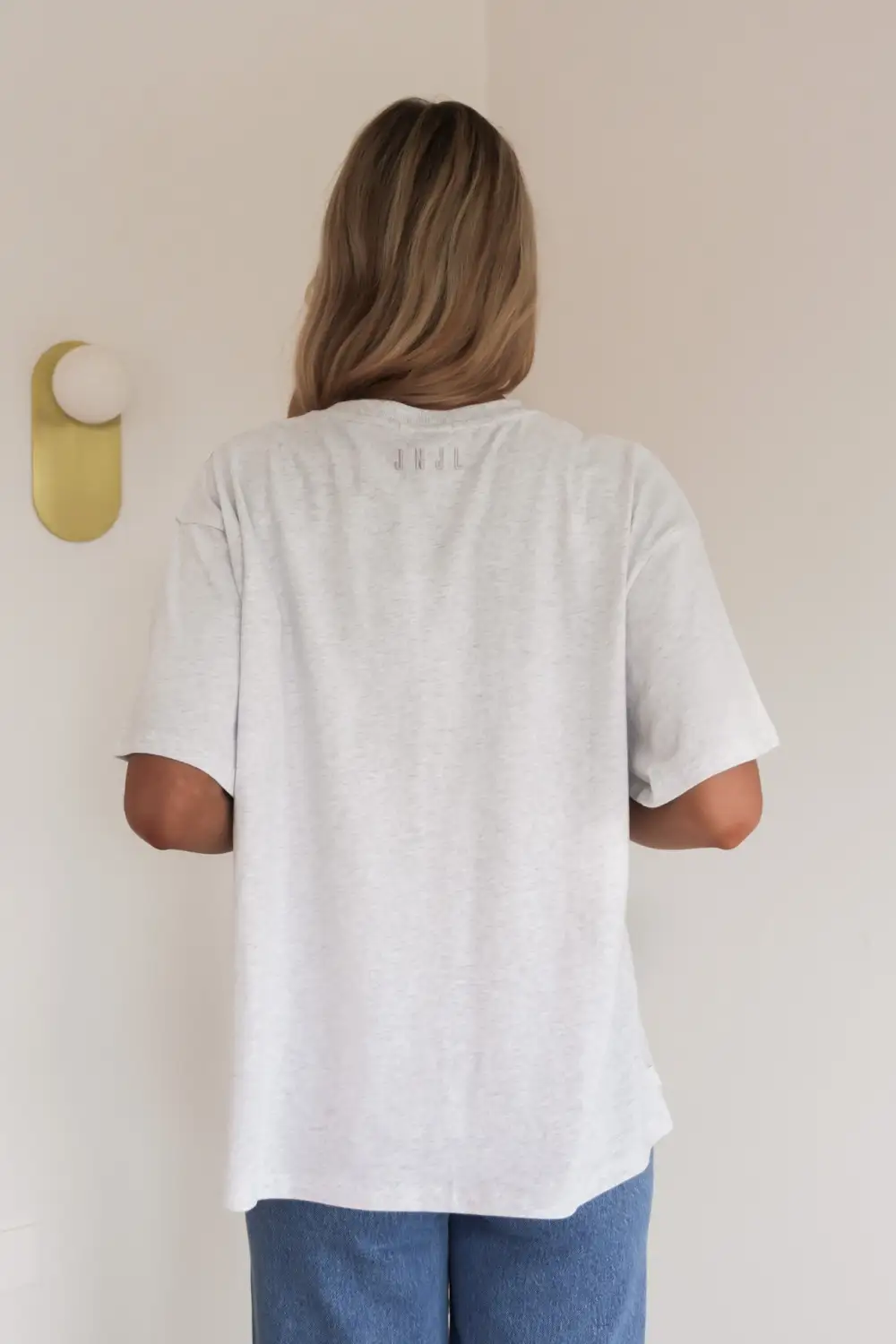 Oversized Ribbed Weekend Staple Casual Tee
