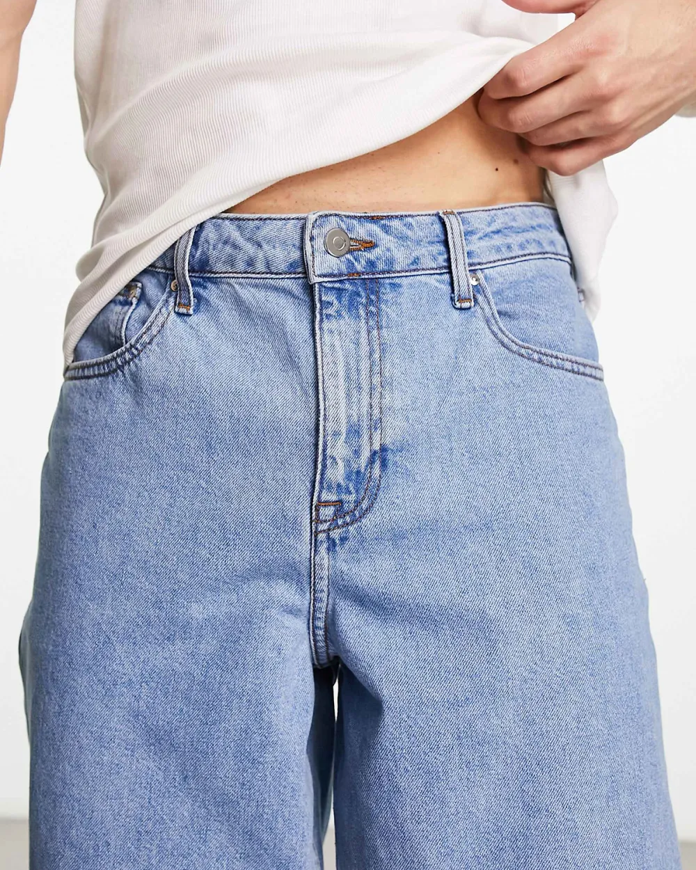 Baggy Jeans In Light Stone Wash