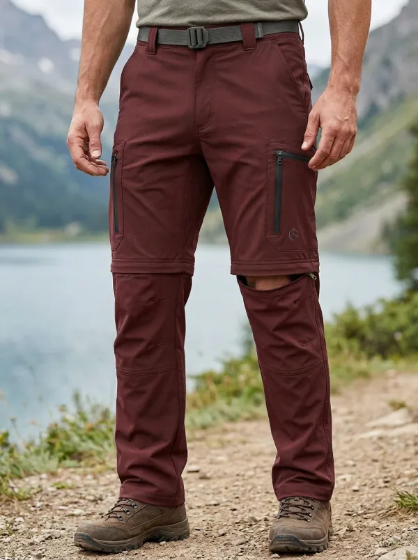 Men's Terrain Trek Waterproof Zip-Off Tactical Cargo Pants