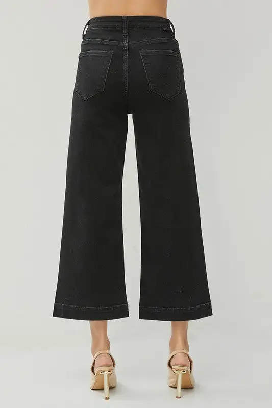 High Rise Wide Leg Jeans