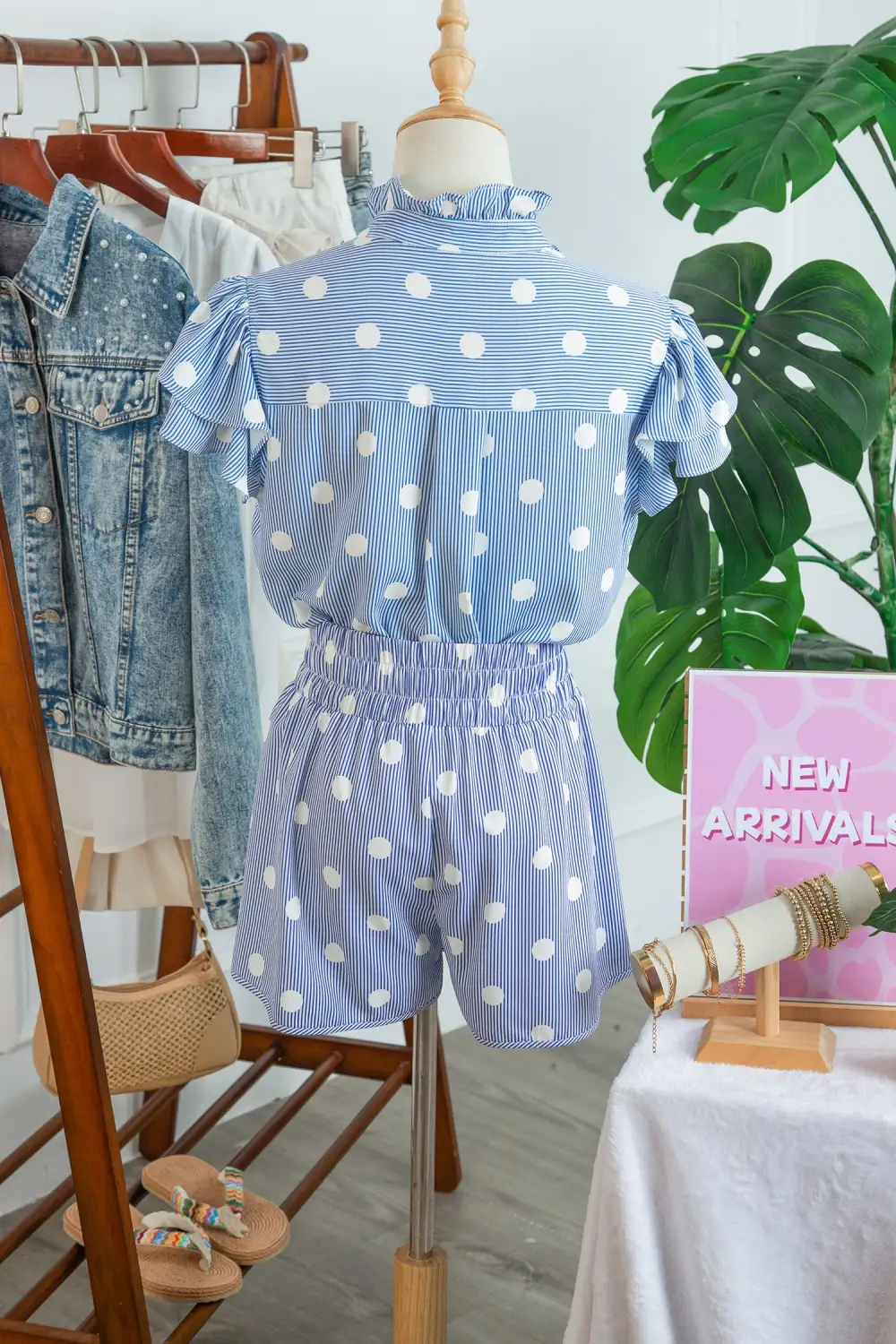 High Waist Smocked Shorts