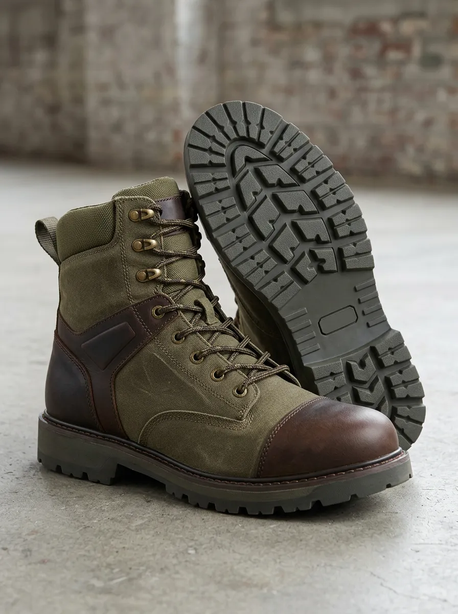 Men's Classic Tactical Lace-Up Work Boots