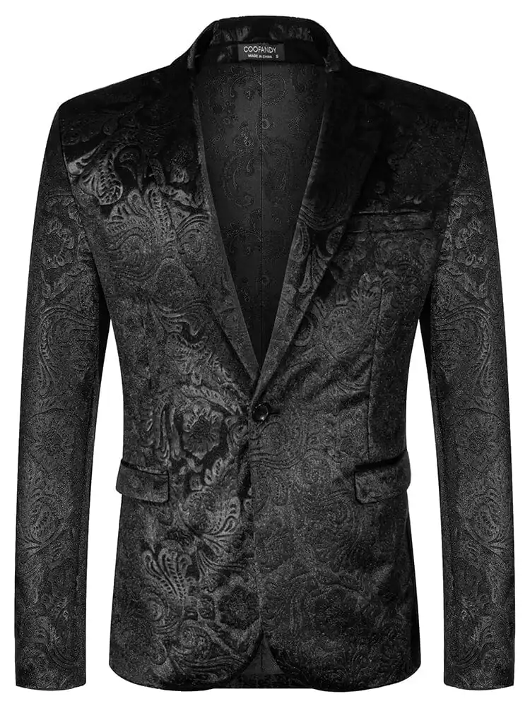 Luxury Velvet Blazer Jacket