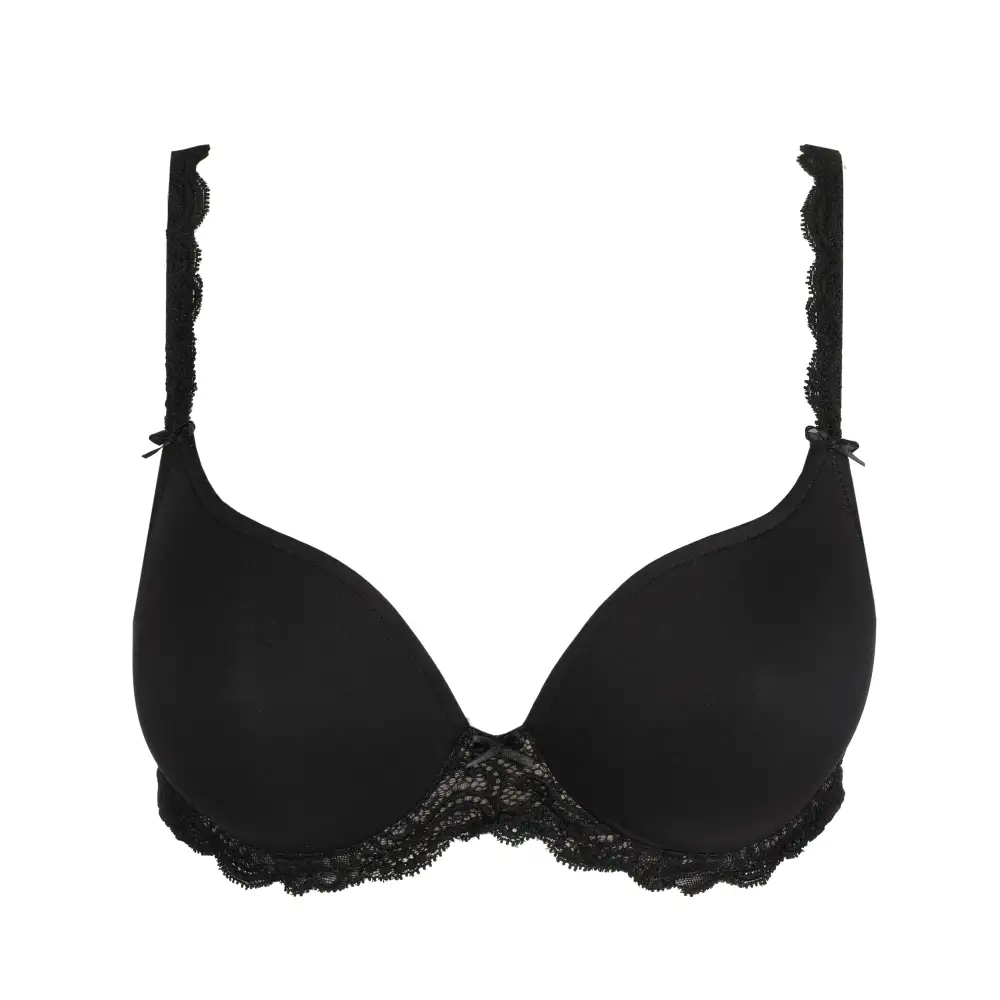 Women's Padded Seamless Leotard Back Adjustable Straps Lace Microfiber Rounded Shape Bra